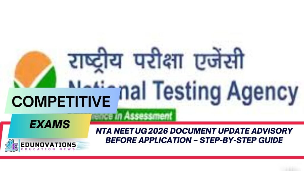NTA NEET UG 2026 Document Update Advisory