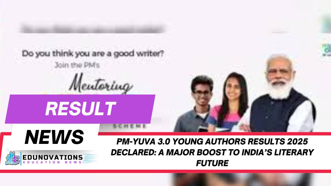 PM-YUVA 3.0 young authors results 2025