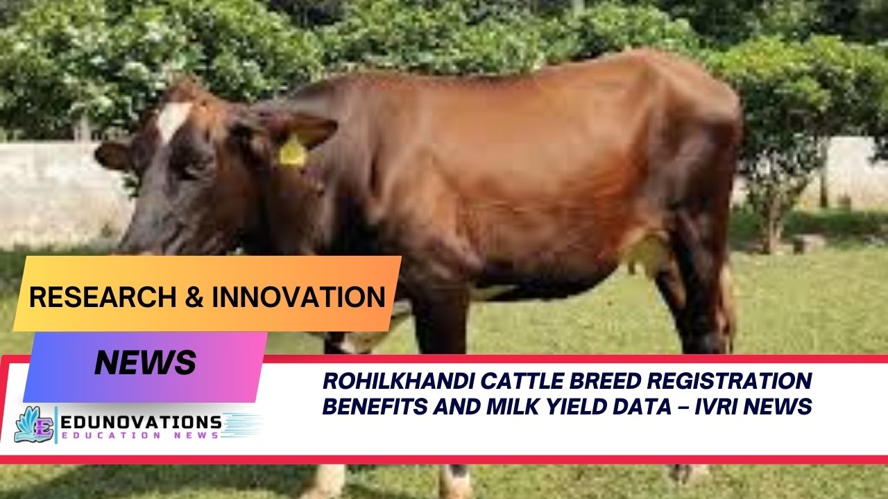 Rohilkhandi cattle breed registration benefits and milk yield data
