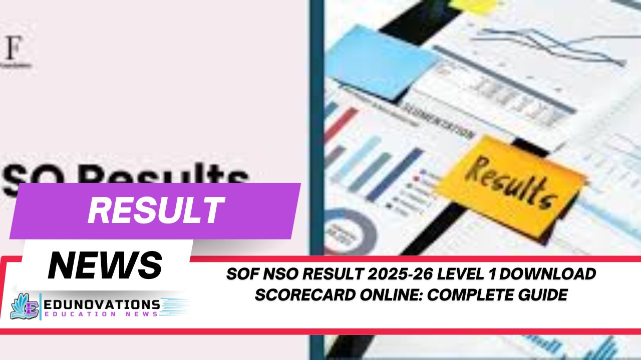 SOF NSO Result 2025‑26 Level 1 download scorecard online