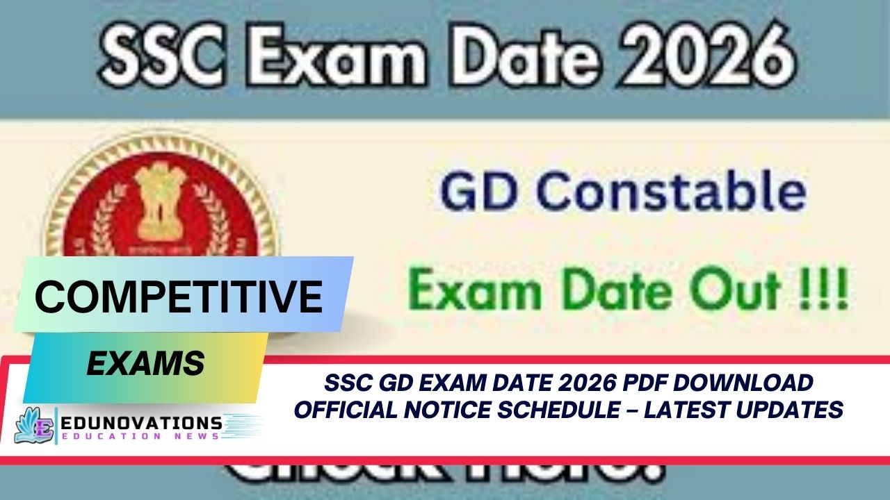 SSC GD Exam Date 2026 PDF download official notice schedule