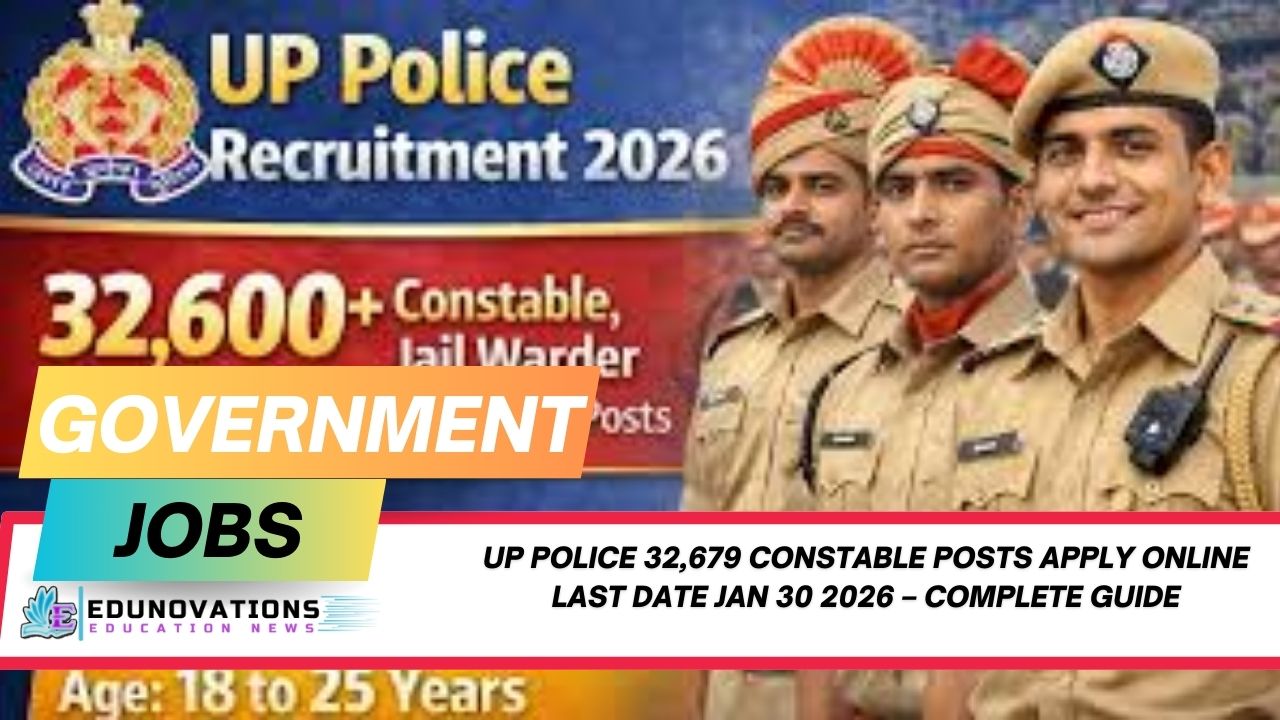 UP Police 32,679 Constable Posts Apply Online Last Date Jan 30 2026 – Complete Guide