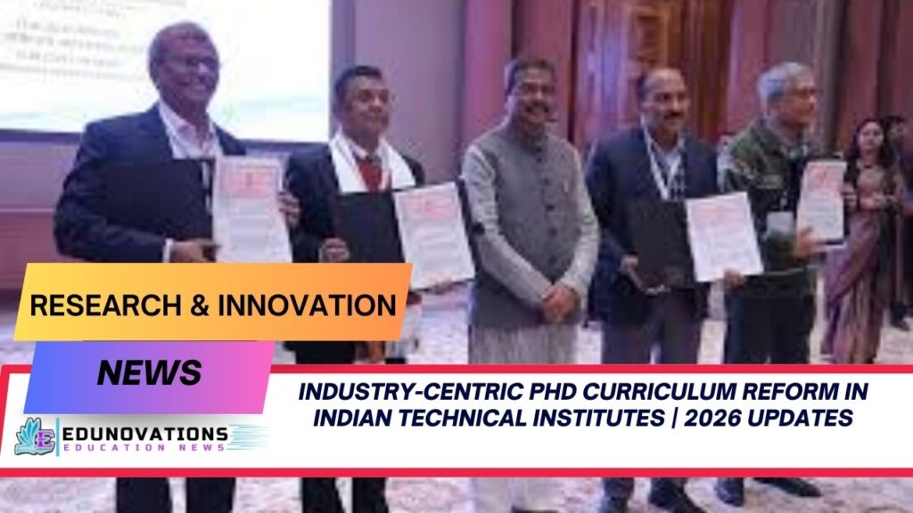 industry-centric PhD curriculum reform in Indian technical institutes