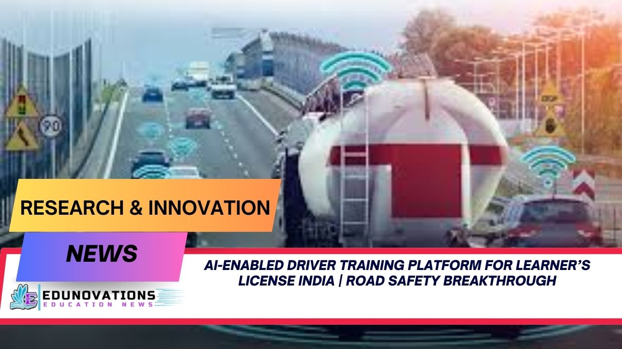 AI-enabled driver training platform for learner’s license India