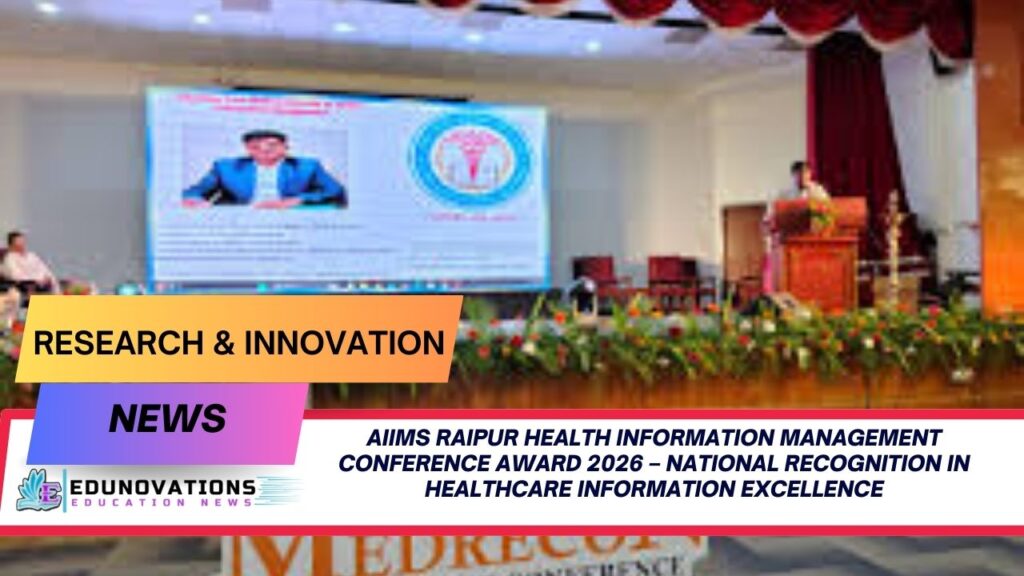 AIIMS Raipur health information management conference award 2026