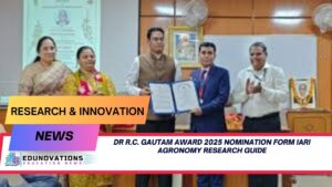 Dr R.C. Gautam Award 2025 nomination form IARI agronomy research