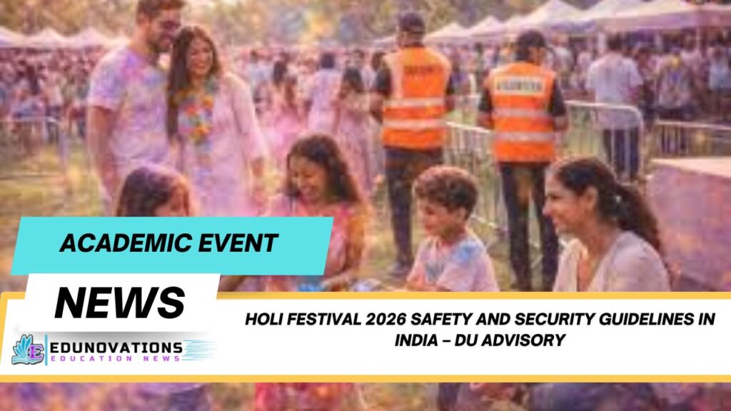 Holi Festival 2026 safety and security guidelines in India