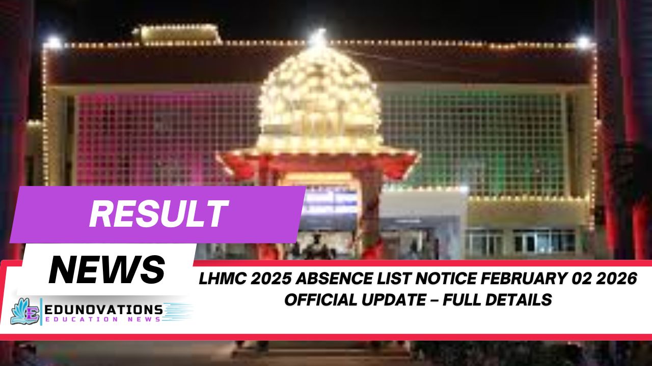 LHMC 2025 absence list notice February 02 2026 official update