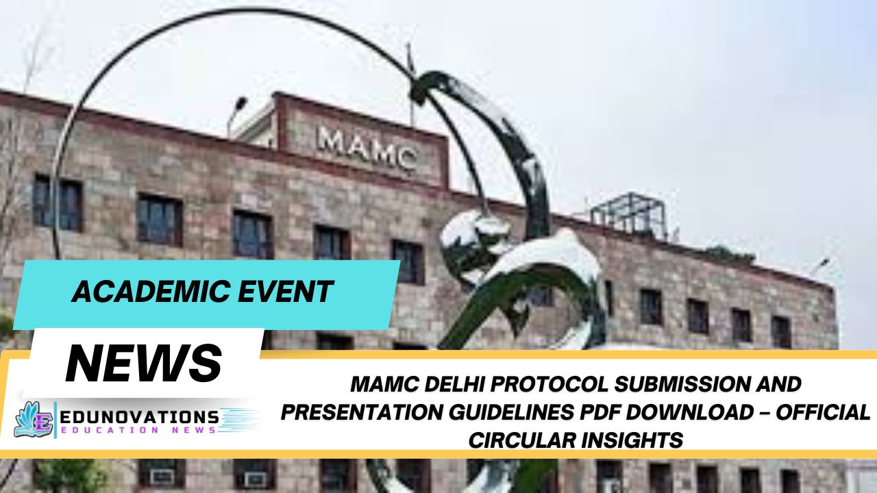 MAMC Delhi protocol submission and presentation guidelines PDF download