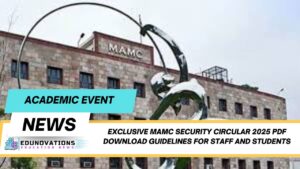 MAMC security circular 2025 PDF download guidelines