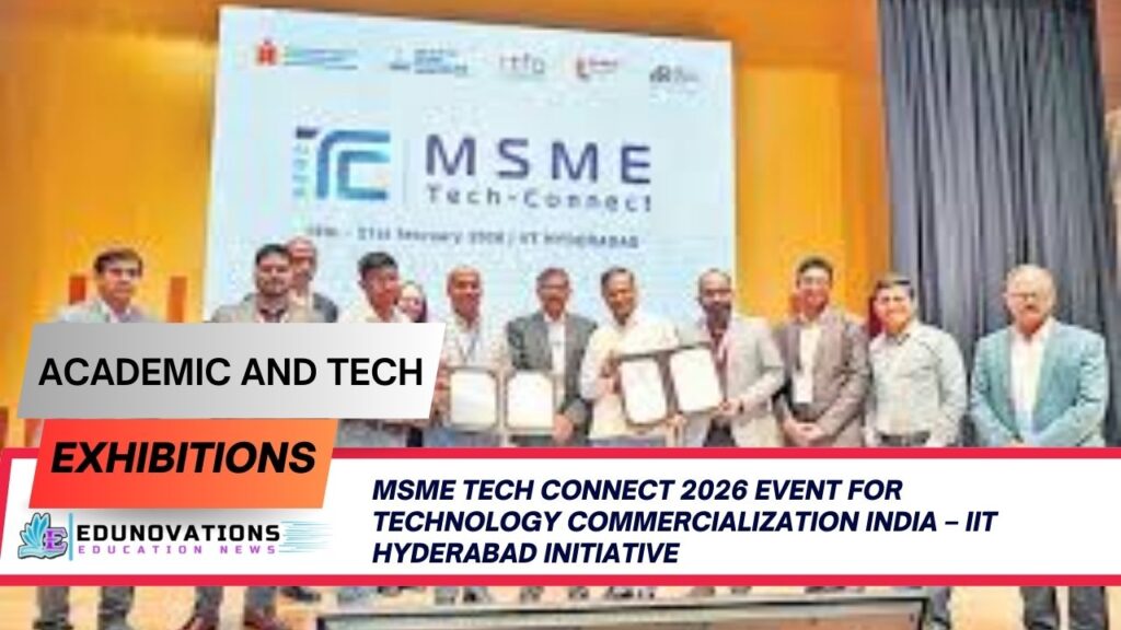MSME Tech Connect 2026 event for technology commercialization India