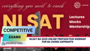 NLSAT-BA 2026 online preparation webinar for BA (Hons) aspirants