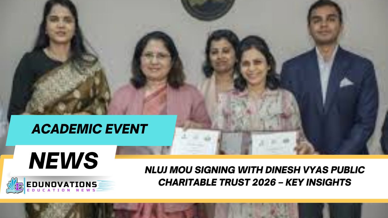 NLUJ MoU signing with Dinesh Vyas Public Charitable Trust 2026
