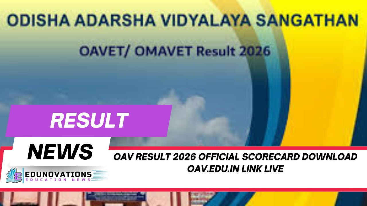 OAV Result 2026 official scorecard download oav.edu.in link