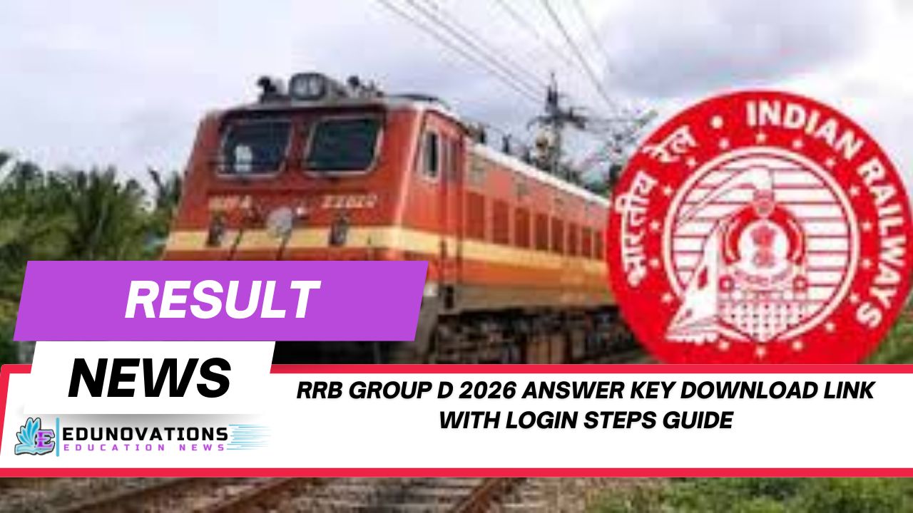 RRB Group D 2026 answer key download link with login steps