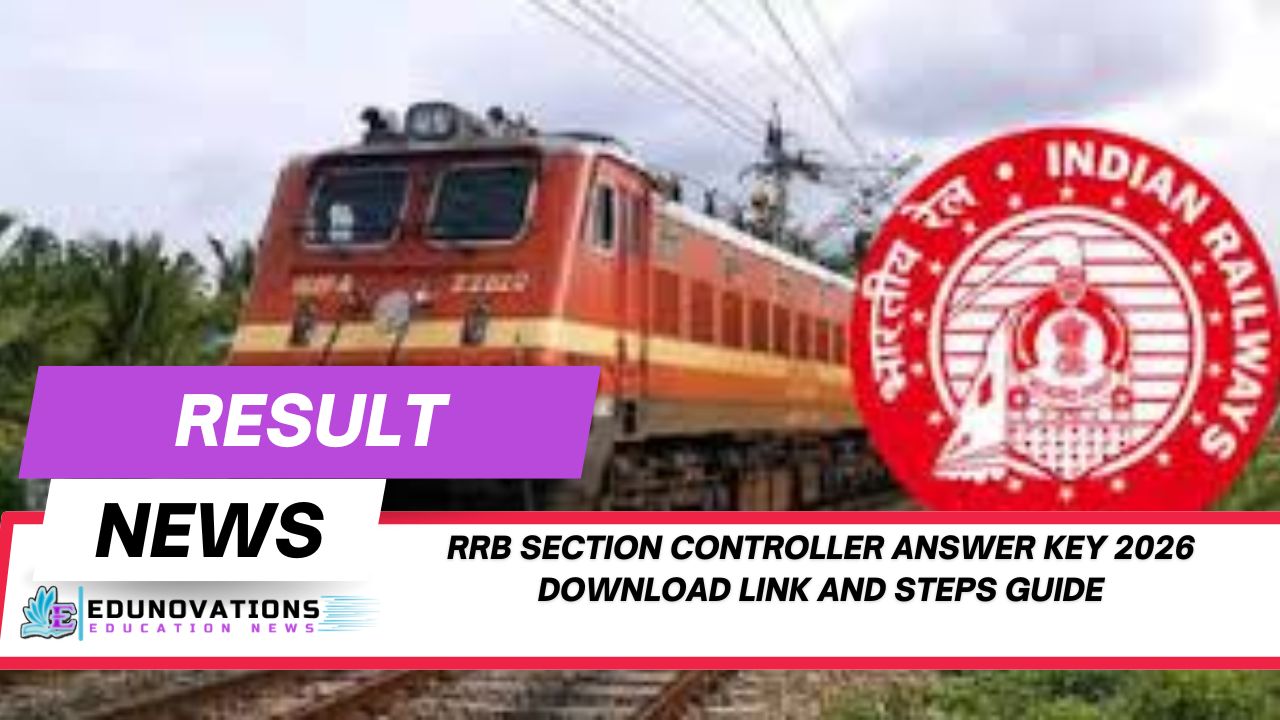 RRB Section Controller Answer Key 2026 download link and steps