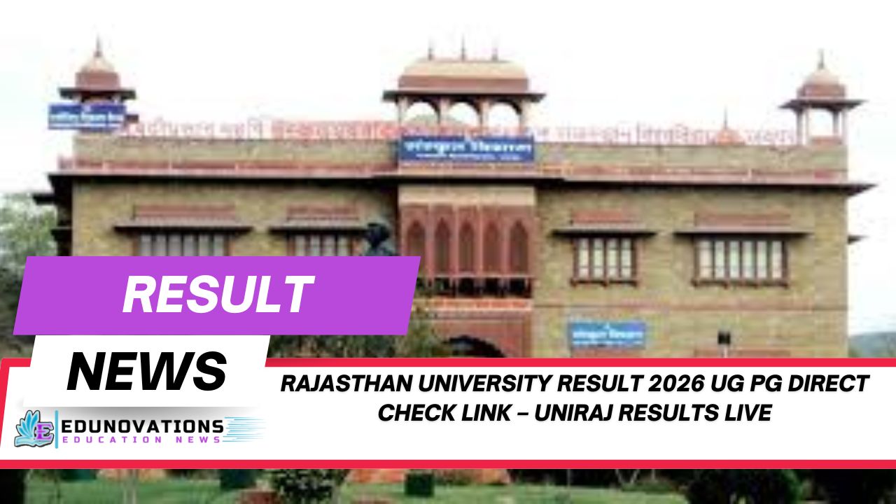 Rajasthan University result 2026 UG PG direct check link