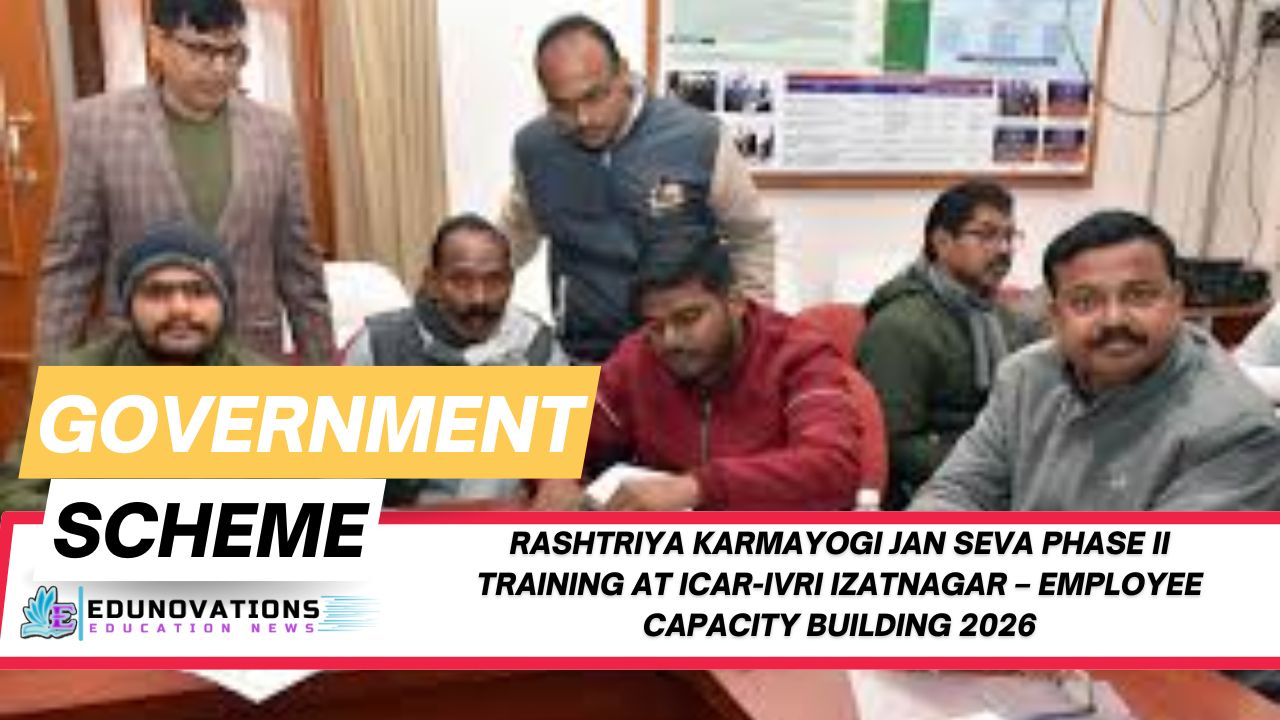 Rashtriya Karmayogi Jan Seva Phase II training at ICAR-IVRI Izatnagar