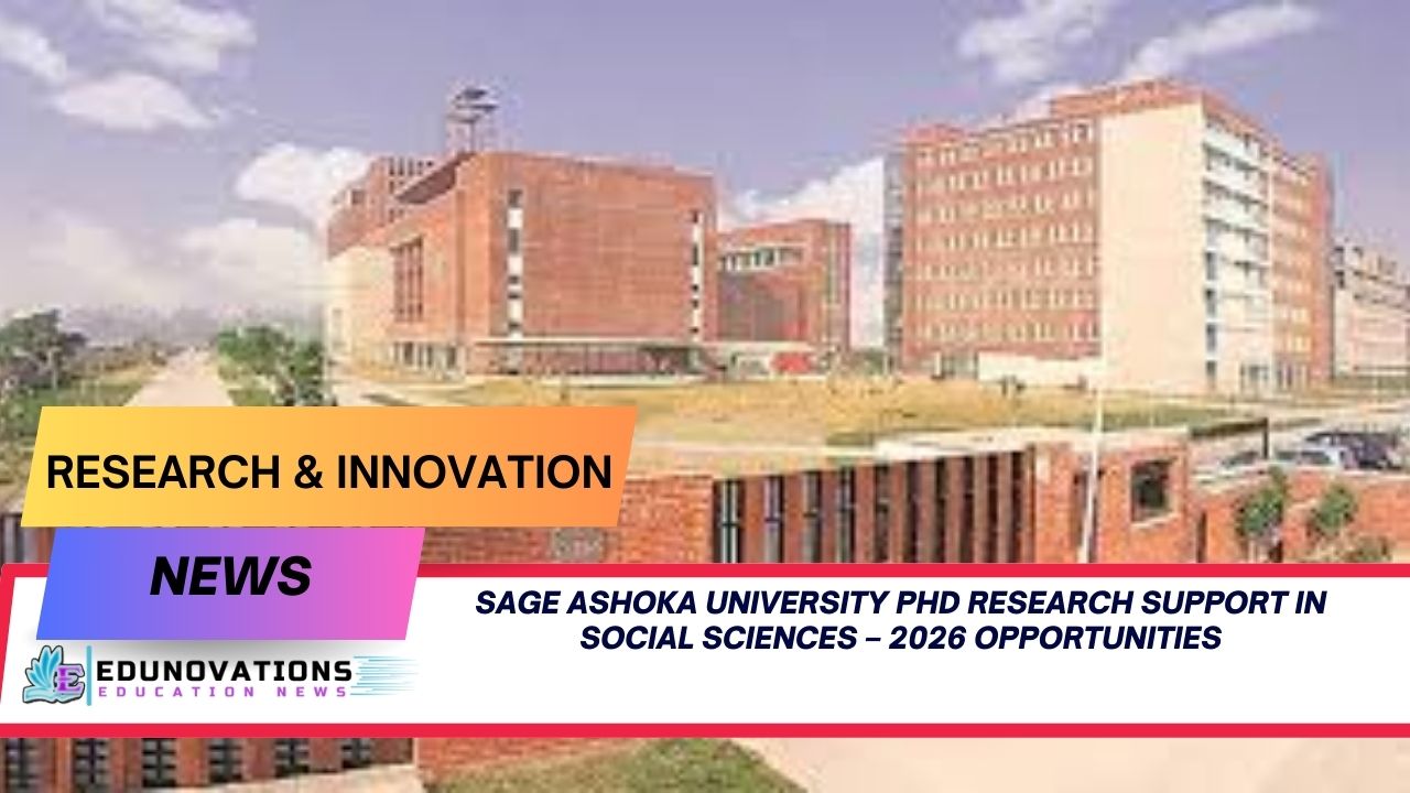 SAGE Ashoka University PhD research support in social sciences