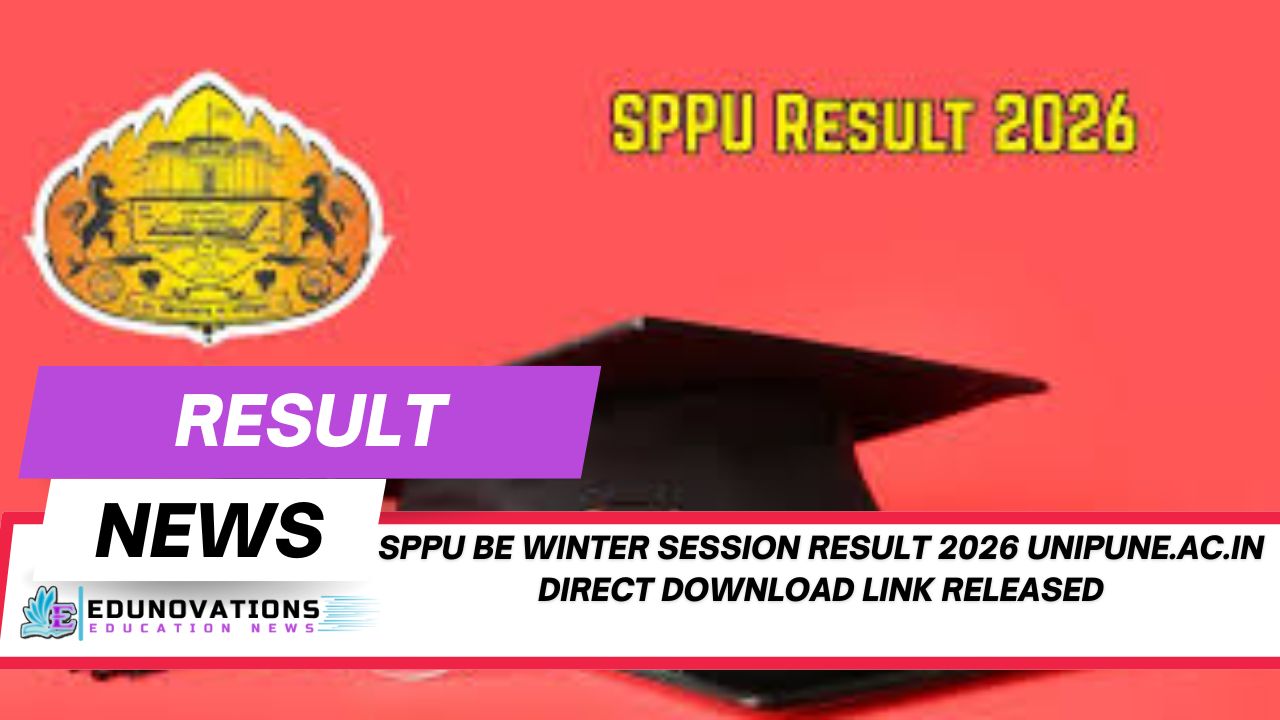 SPPU BE Winter Session Result 2026 unipune.ac.in direct download link