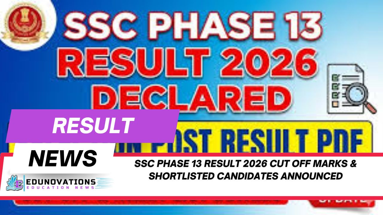 SSC Phase 13 Result 2026 cut off marks
