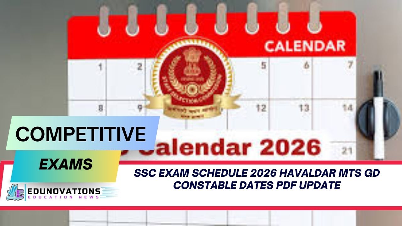 SSC exam schedule 2026 Havaldar MTS GD Constable dates PDF