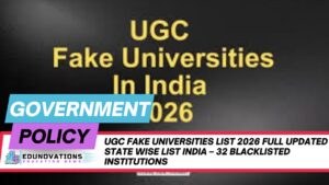 UGC fake universities list 2026 full updated state wise list India