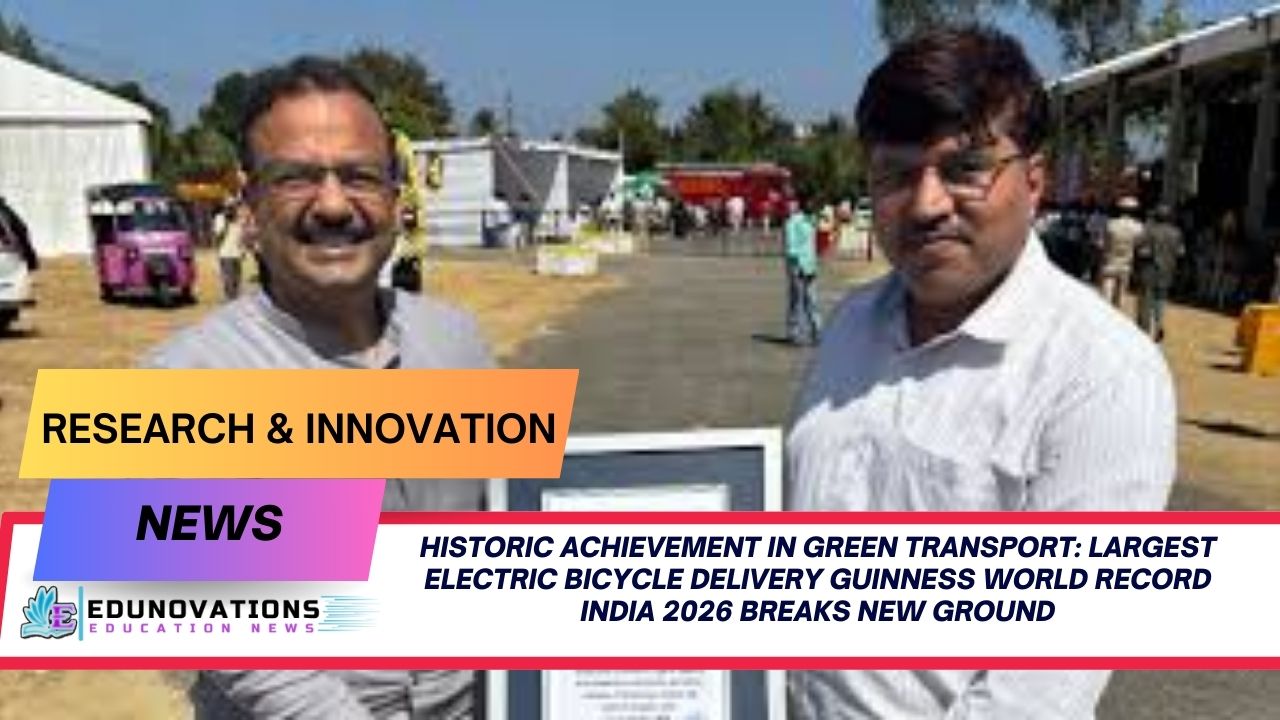largest electric bicycle delivery Guinness World Record India 2026