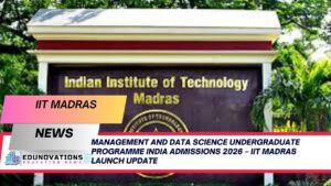 management and data science undergraduate programme India admissions 2026