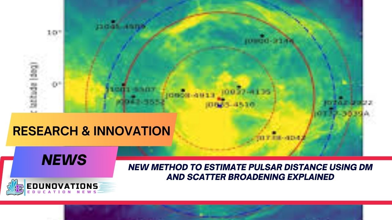 new method to estimate pulsar distance using DM and scatter broadening Explained