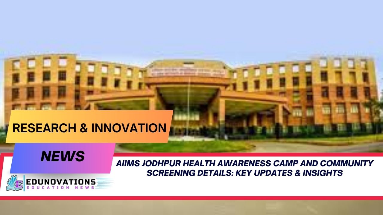 AIIMS Jodhpur health awareness camp and community screening details