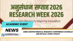 AIIMS Jodhpur medical research conference schedule and details