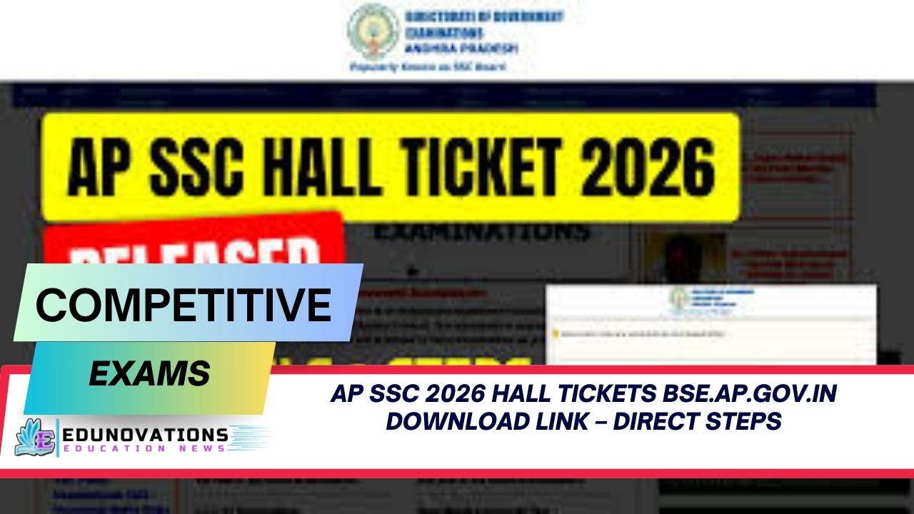 AP SSC 2026 hall tickets bse.ap.gov.in download link
