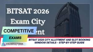 BITSAT 2026 City Allotment and Slot Booking Window Details