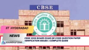 CBSE 2026 board exam QR code question paper verification issues