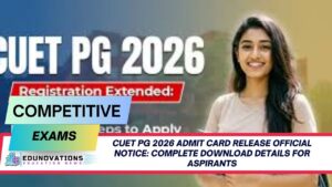 CUET PG 2026 Admit Card Release Official Notice