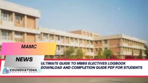 MBBS electives logbook download and completion guide PDF