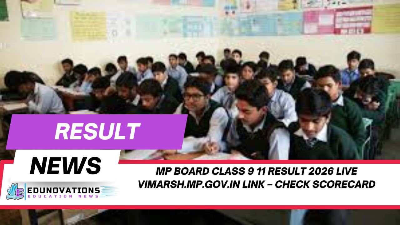 MP Board Class 9 11 Result 2026 live Vimarsh.mp.gov.in link