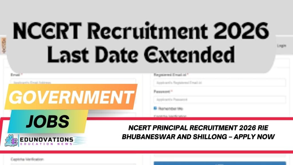 NCERT Principal Recruitment 2026