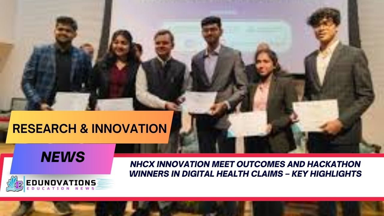 NHCX Innovation Meet outcomes and hackathon winners in digital health claims