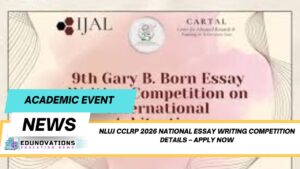 NLUJ CCLRP 2026 national essay writing competition details
