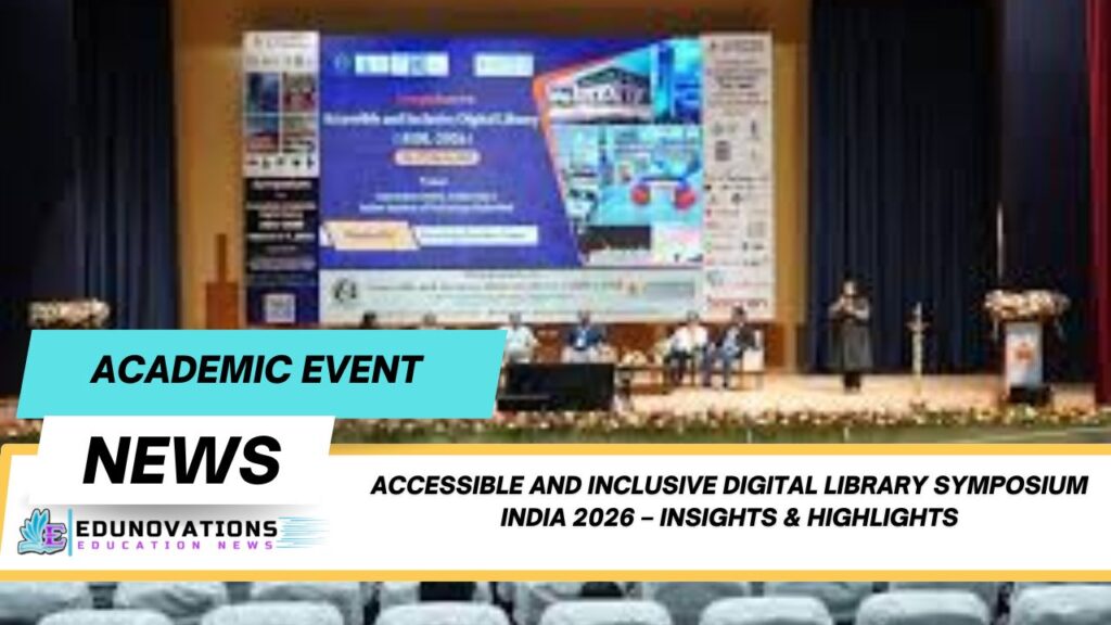 accessible and inclusive digital library symposium India 2026