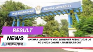 andhra university odd semester result 2026 ug pg check online