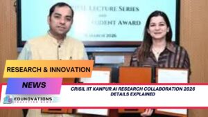 crisil iit kanpur ai research collaboration 2026 details
