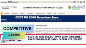 cuet ug 2026 subject wise exam datesheet expected release date