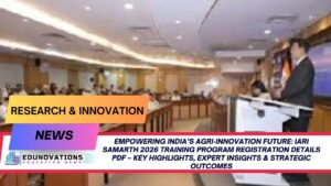 iari samarth 2026 training program registration details pdf