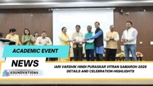 iari varshik hindi puraskar vitran samaroh 2026 details