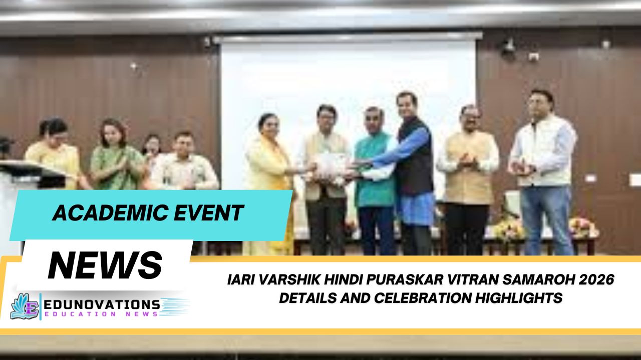 iari varshik hindi puraskar vitran samaroh 2026 details