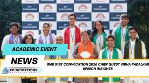 iimb 51st convocation 2026 chief guest vibha padalkar speech