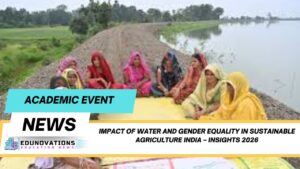 impact of water and gender equality in sustainable agriculture India